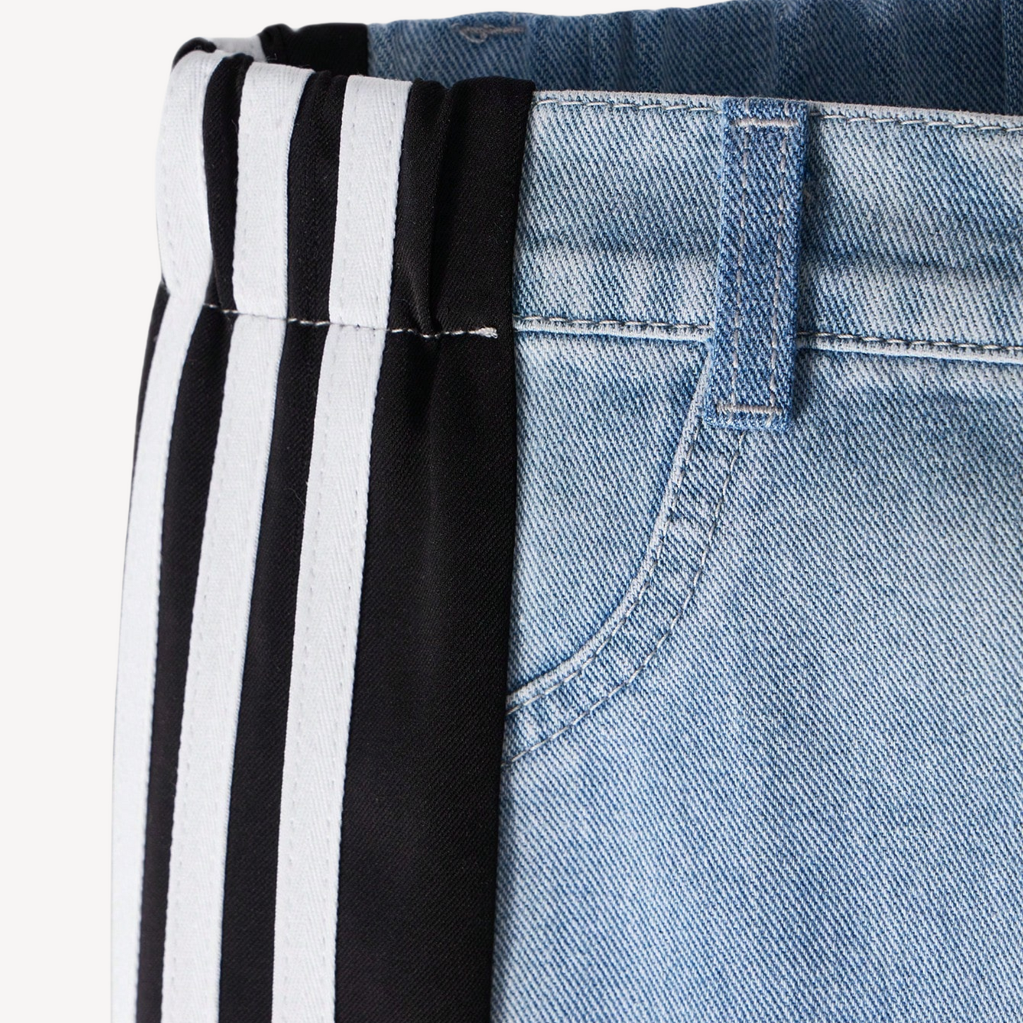 Jeans Anchos Rayados Mujer | Wide Leg